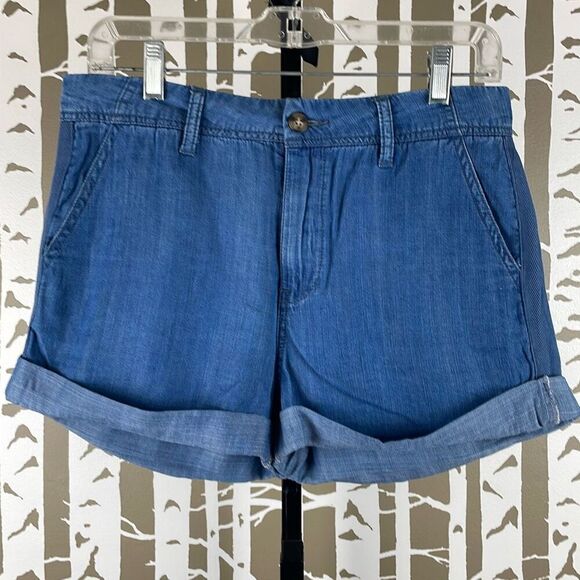 NEW Harper Heritage Lyocell Chambray Cuffed Short S - Picture 9 of 9